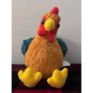Wild Republic Hug'Ems Hug Ems Rooster Chicken Stuffed Animal Doll Plush Cute
